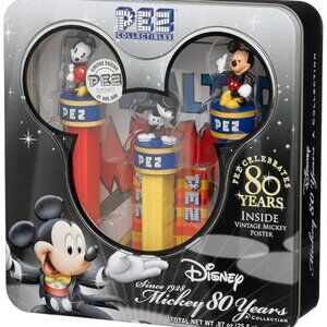 PEZ Mickey 80th Year Limited Edition Collectors Set, New in Box, Sealed